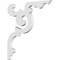 Ekena Millwork Benson Architectural Grade PVC Bracket, 5/8"W X 12"D X 12"H BKTP01X12X12BE - alternate 1